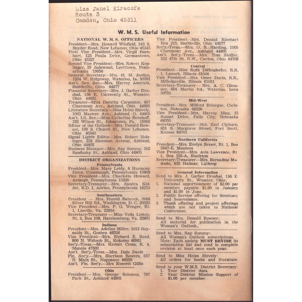 Vintage Brethren Church Magazine Lot 1940s-1960s Evangelist Womans Outlook Bible - Picture 9 of 13